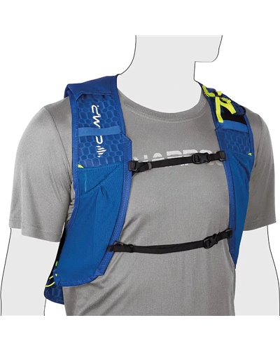 Camp Trail Force 20 Zaino Gilet Trail Running Idrico Compatibile, Blu