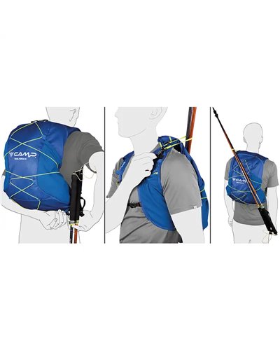 Camp Trail Force 20 Hydratation Compatible Raid Racing Pack/Vest, Blue