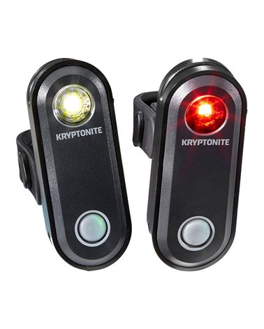Kryptonite Front And Rear Kit, Avenue F-65 And R-30, USB, 1 Led