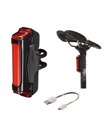 Infini Sword Rear Light With 30 Cob Red Led. USB Rechargeable.