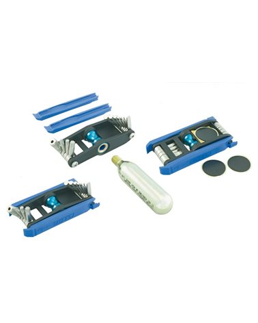 Beto Multi Tool With Rubber Patches, Co2 Cylinder, 2 Screwdrivers, Star Wrench, 2 Tire Levers And Hex Key