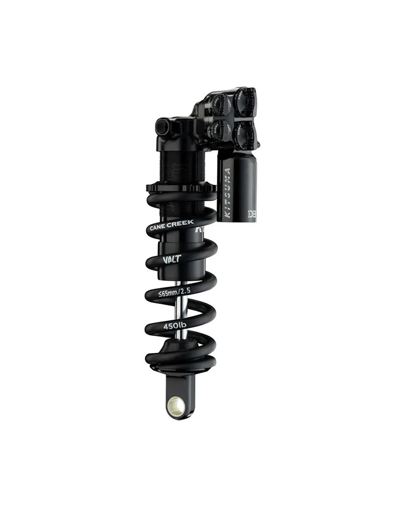 Cane Creek Ammortizzatore a Molla DB Kitsuma Coil G2 Trunnion Metrico 185/55, Nero/Oro