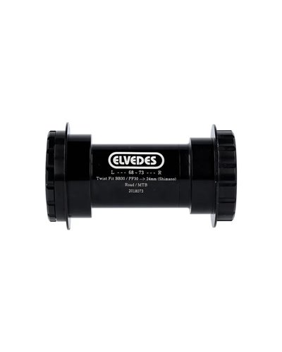 Elvedes Bottom Bracket Road/Gravel Twist Fit PF30/BB30 for Axle 24mm Shimano
