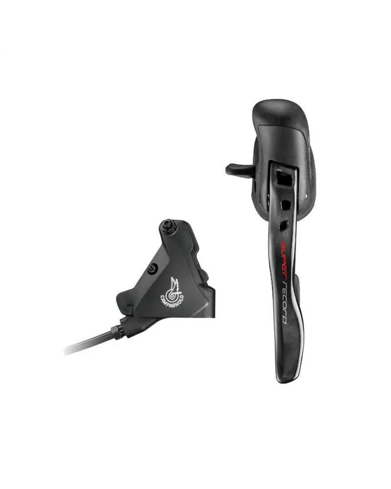Campagnolo Shift + Brake Lever Super Record Ergopower Disc 2X12S Left (2X) for 140mm Disc, Black