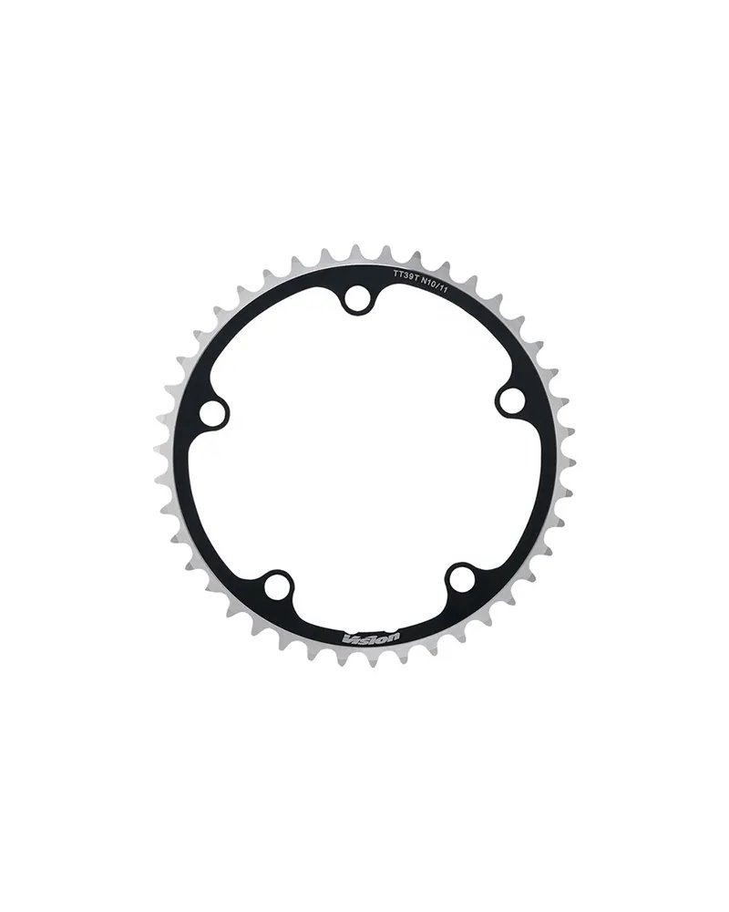 FSA Chainring BCD 110mm 5-bolts 2x11S - 46T WB009, Black