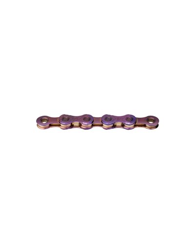 KMC Chain TT12/X12TT Waxed 12 126 Links Wax Coating, Neo Chrome