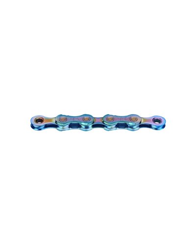 KMC Chain X12 Waxed 12 126 Links Wax Coating, Aurora Blue