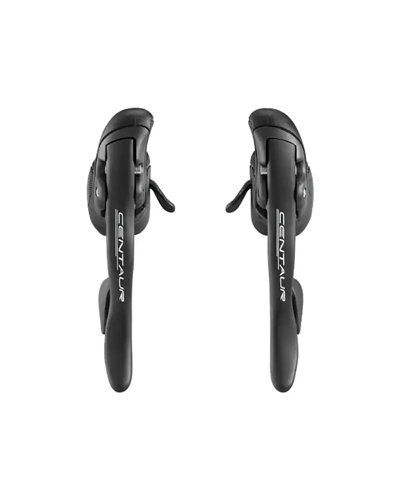 Campagnolo Race Shift + Brake Levers Centaur 2X11S Clamp without Gear Indicator, Black/Silver