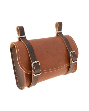 RMS Underseat Leather Bag, Brown