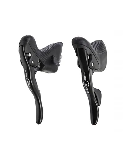 Campagnolo Race Shift + Brake Levers Veloce 2X10S Clamp without Gear Indicator, Black