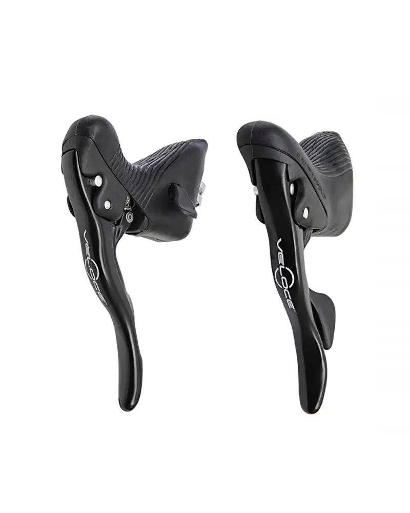 Campagnolo Coppia Comandi Veloce 2X10V Collarino Senza Display, Nero