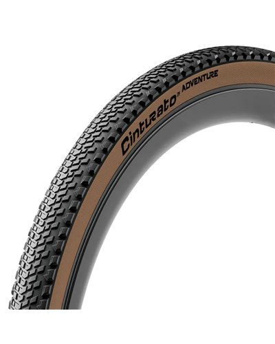 Pirelli Cinturato Adventure 700x35 Techwall Gravel Copertoncino Pieghevole, Nero/Marrone (Classic)