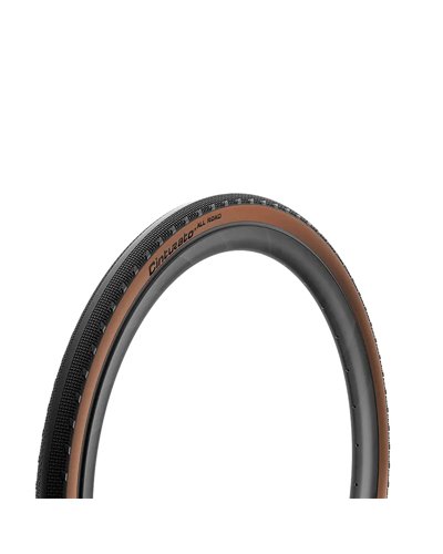 Pirelli Cinturato All Road 700x35 Techwall Gravel Copertoncino Pieghevole, Nero/Marrone (Classic)