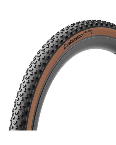 Pirelli Cinturato Gravel S 700x45 Techwall Gravel Copertoncino Pieghevole, Nero/Marrone (Classic) 