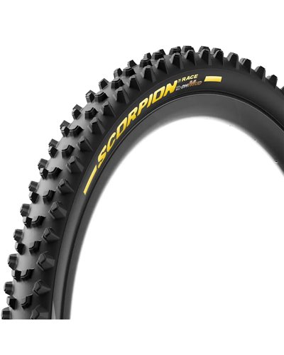 Pirelli Scorpion Race DH Mud 29X2.40 Dualwall + Folding Tyre, Yellow