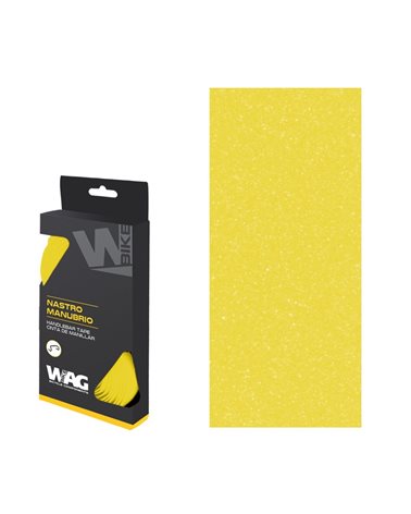 Wag Handlebar Tapes Basic, 30X1800X2, 5mm, Pack Of 2Tapes, 2Plugs And 2Pcs Of Adhesive Tape, Yellow