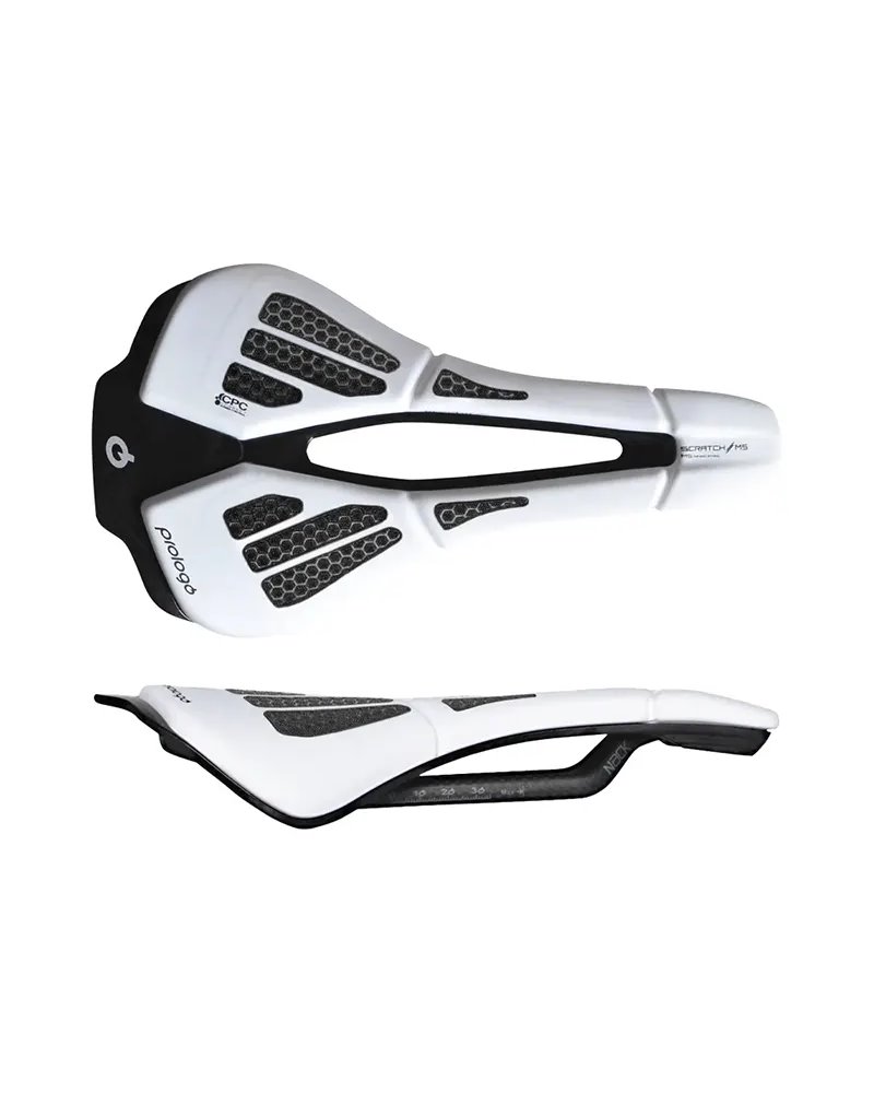 Prologo SCMPNA0WBC0-AM Sella Scratch M5 140 PAS CPC - Nack, Bianco