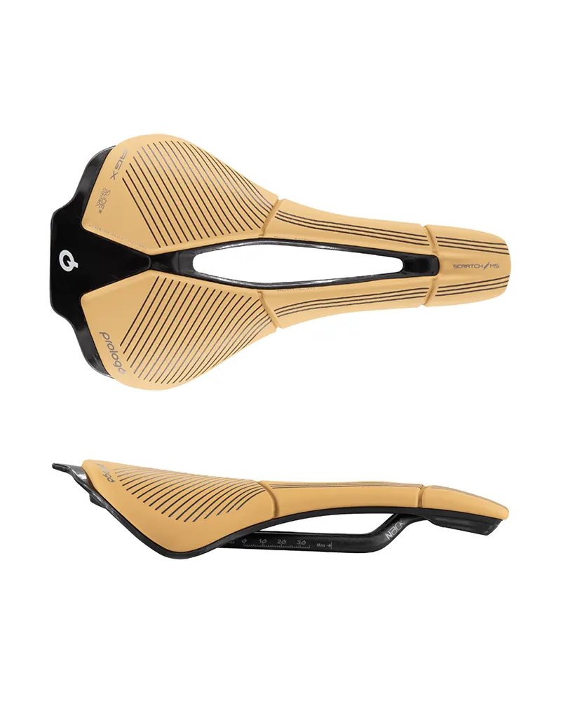 Prologo SCPXNA0LBX4-AM Saddle Scratch M5 AGX Slide Control 140 PAS - Nack, Light Brown