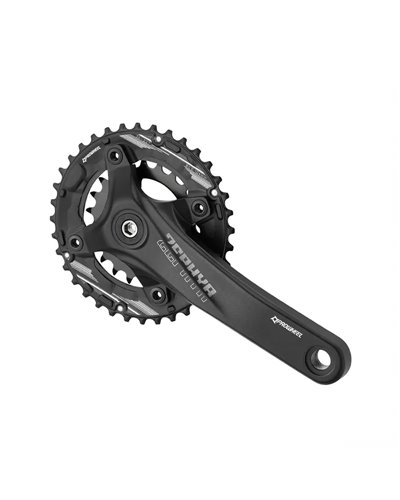 Prowheel Crankset Zephyr 2x10 40X28T, 170mm, Black