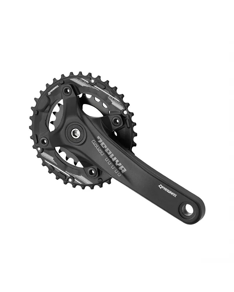 Prowheel Crankset Zephyr 2x10 40X28T, 170mm, Black