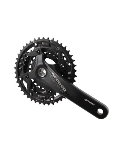 Prowheel Crankset Zephyr 3x10 42X32X24T, 170mm, Black