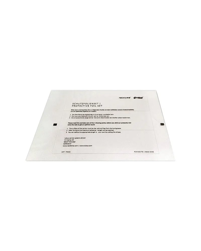 Racktime Rack Abrasion Protection Foil 3 Stripes of 4x14cm