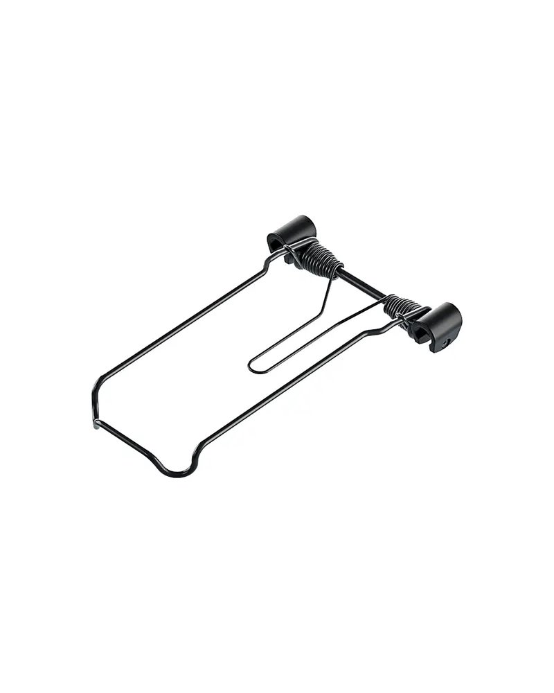 Racktime Spring Clampit 2.0 for Rack, Black, for 14mm Tube and 100mm Platform Inner Width