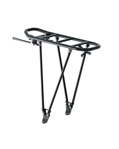 Racktime Rear Rack Aluminium Foldit Adjustable 2.0 SnapIT2.0 - 24-26-28-29, Black