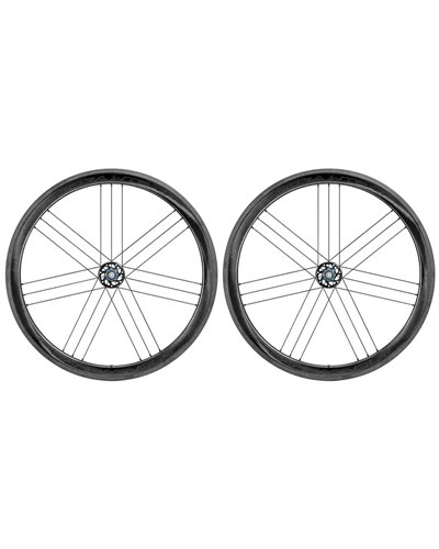 Campagnolo Coppia Ruote Bora WTO 45 C19 TLR 2-Way Fit Pattino SH11, Grafica Dark Nera