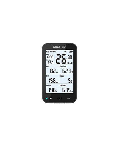 Shanren Max 30 GPS Ciclocomputer, Nero