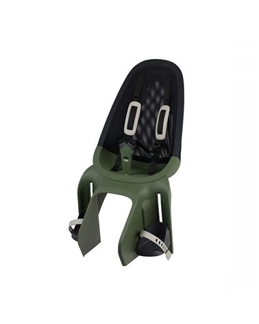 Qibbel Child Rear Seat - Air Rear - Black/Military Green - Rack Fixed