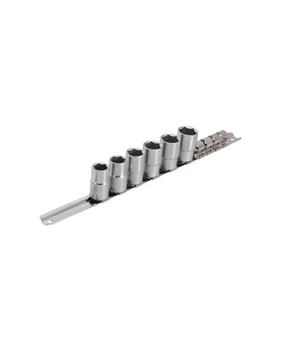 Unior Socket Set 1/2 190H6P6 On Rail - 14-19mm