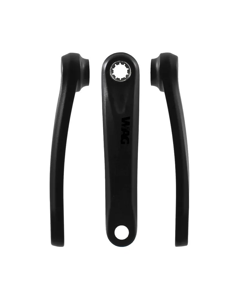 WAG e-Bike Crank Arms EB04/Gen3 (Mini ISIS) - 170mm, Black