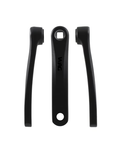 WAG e-Bike Crank Arms EB09/JIS - 165mm, Black