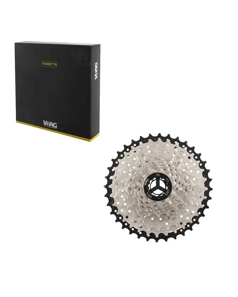 WAG Cassette 10S - 11-42T, Silver, SH11
