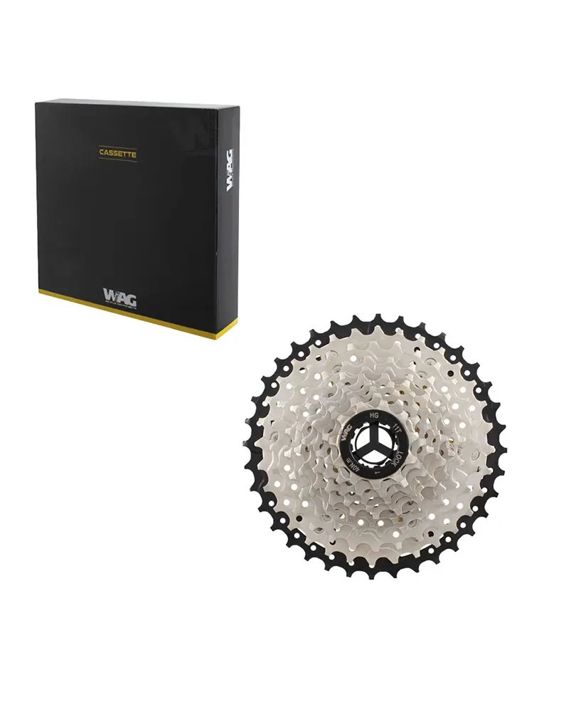 WAG Cassette 10S - 11-46T, Silver, SH11