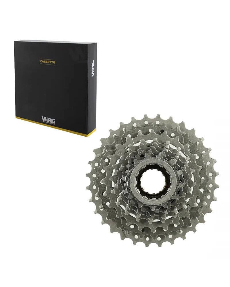 WAG Corpetto Ruota Libera a Filetto 8 13-32D, Argento