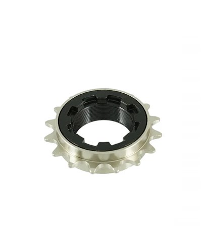 WAG Corpetto Ruota Libera a Filetto Doppio Giro di Sfere 1/2x1/8 1 16D, Argento Nero