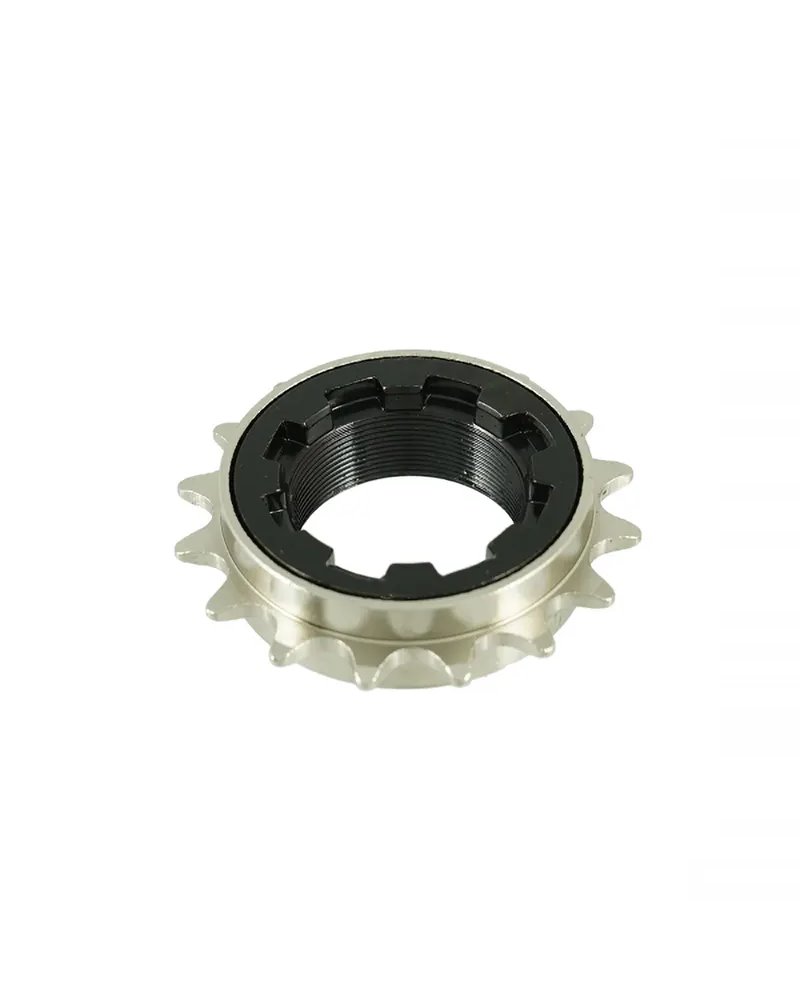 WAG Freewheel Threaded Double Round Ball 1/2x1/8 1S - 16T, Silver Black