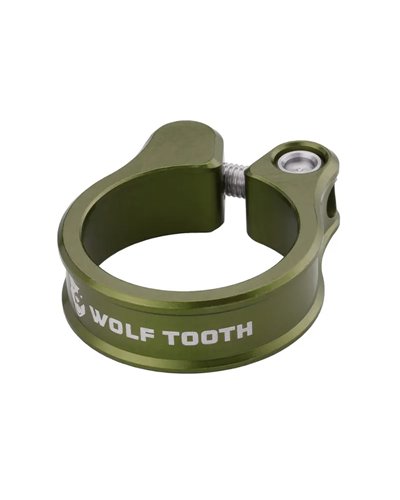 Wolf Tooth Saddle Clamp 29.8mm with Screw, Olive