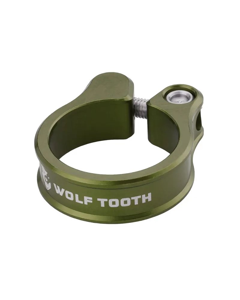 Wolf Tooth Saddle Clamp 29.8mm with Screw, Olive