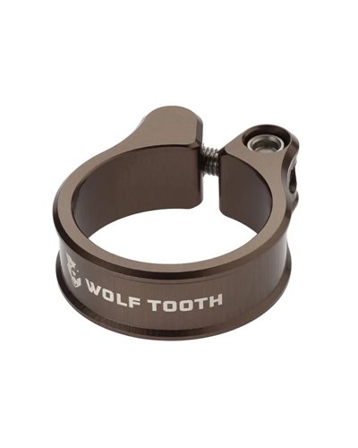 Wolf Tooth Saddle Clamp 31.8mm with Screw, Espresso