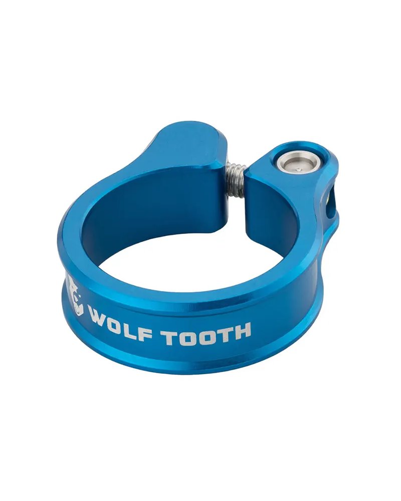 Wolf Tooth Collarino Reggisella 38.6mm a Vite, Blu
