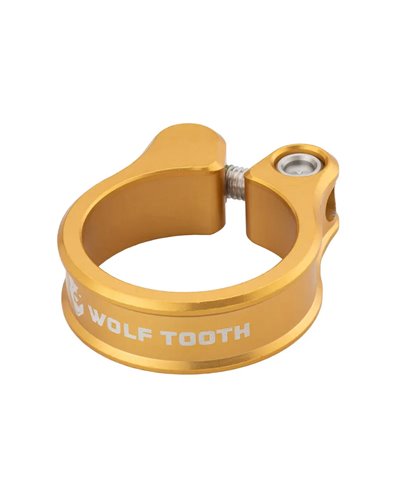 Wolf Tooth Saddle Clamp 38.6mm with Screw, Gold