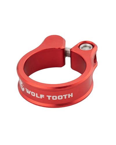 Wolf Tooth Saddle Clamp 38.6mm with Screw, Red