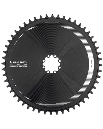 Wolf Tooth Aero Chainring Sram T-Type 8-bolts Direct Mount 1X 12 52T, Black