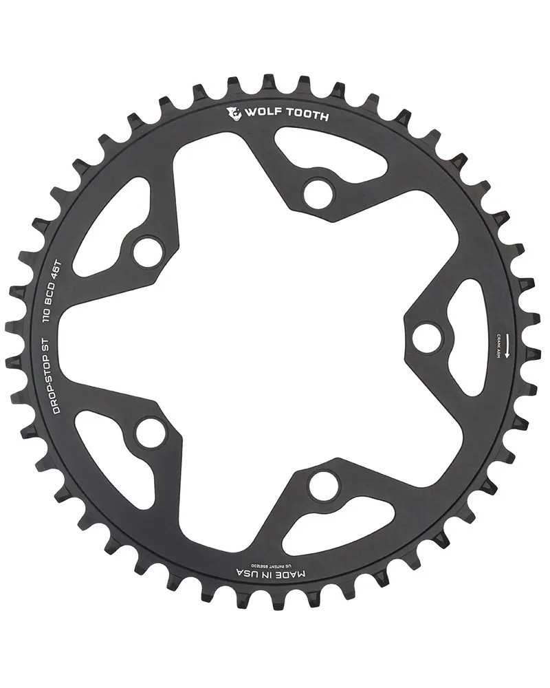 Wolf Tooth Corona BCD 110mm 5 Fori 1X SH12 46D, Nero