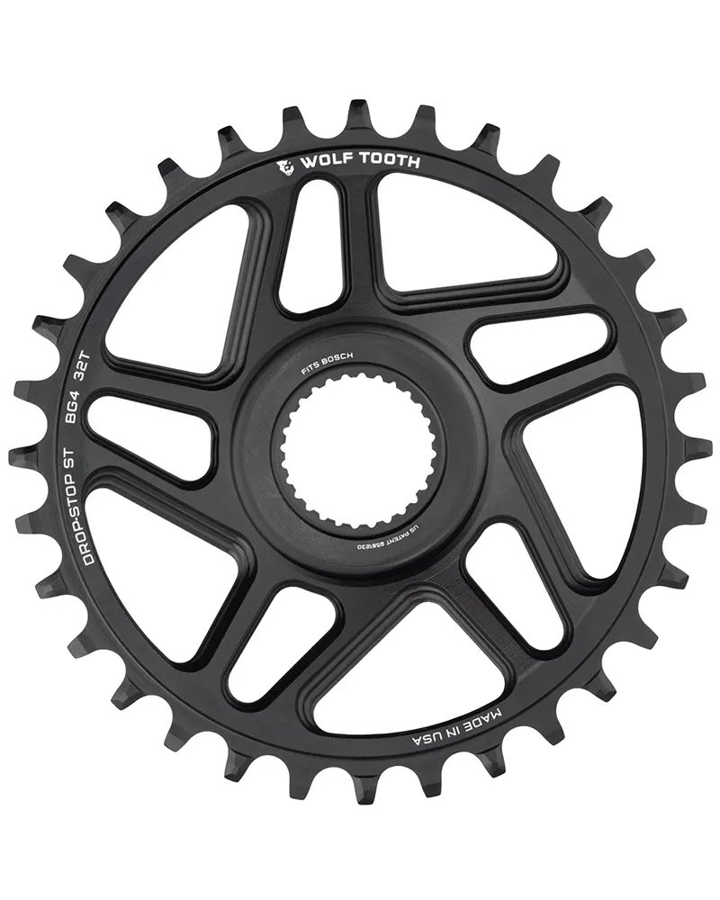 Wolf Tooth Chainring Direct Mount Bosch Gen 4 11-12S - 32T, Black