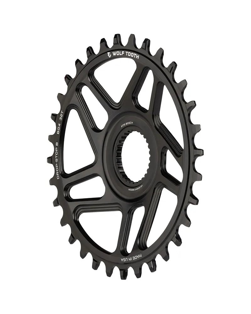 Wolf Tooth Chainring Direct Mount Bosch Gen 4 11-12S - 34T, Black