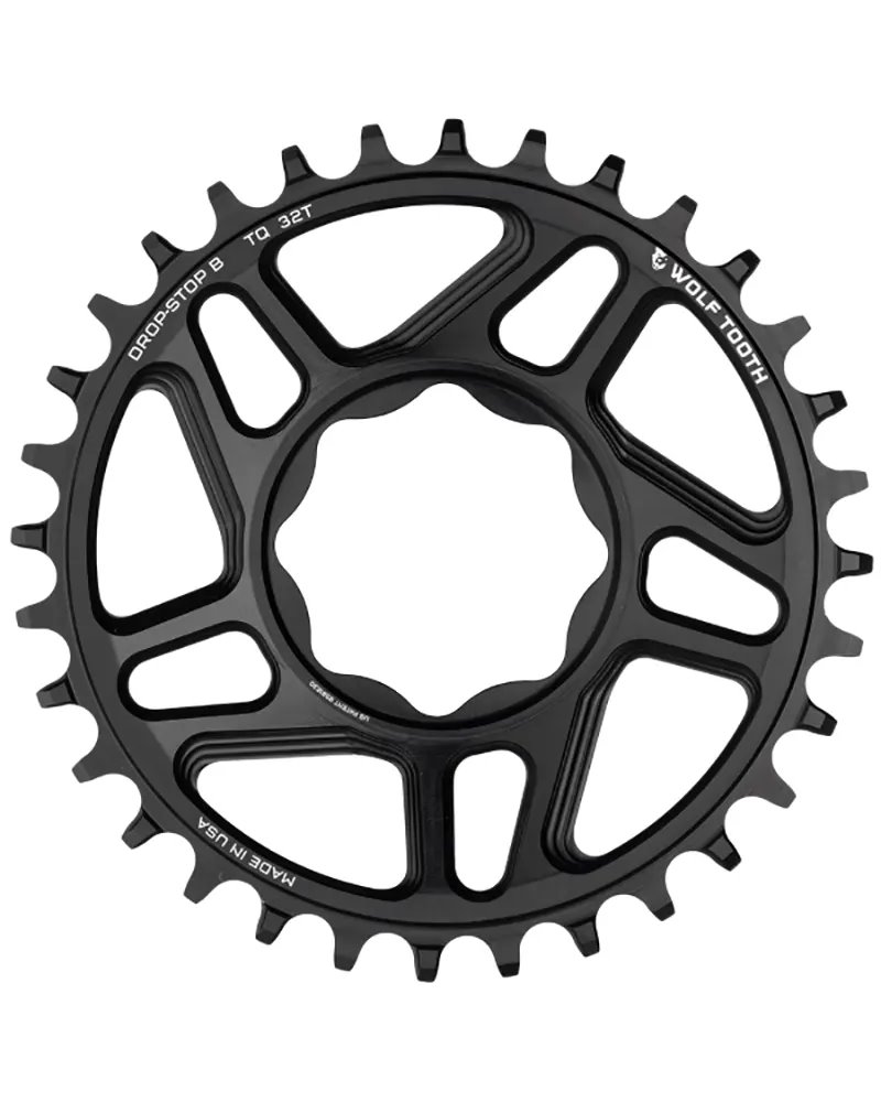 Wolf Tooth Corona e-Bike Direct Mount TQ 11-12S - 32D, Nero